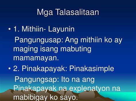 NILUSTAY (Tagalog).